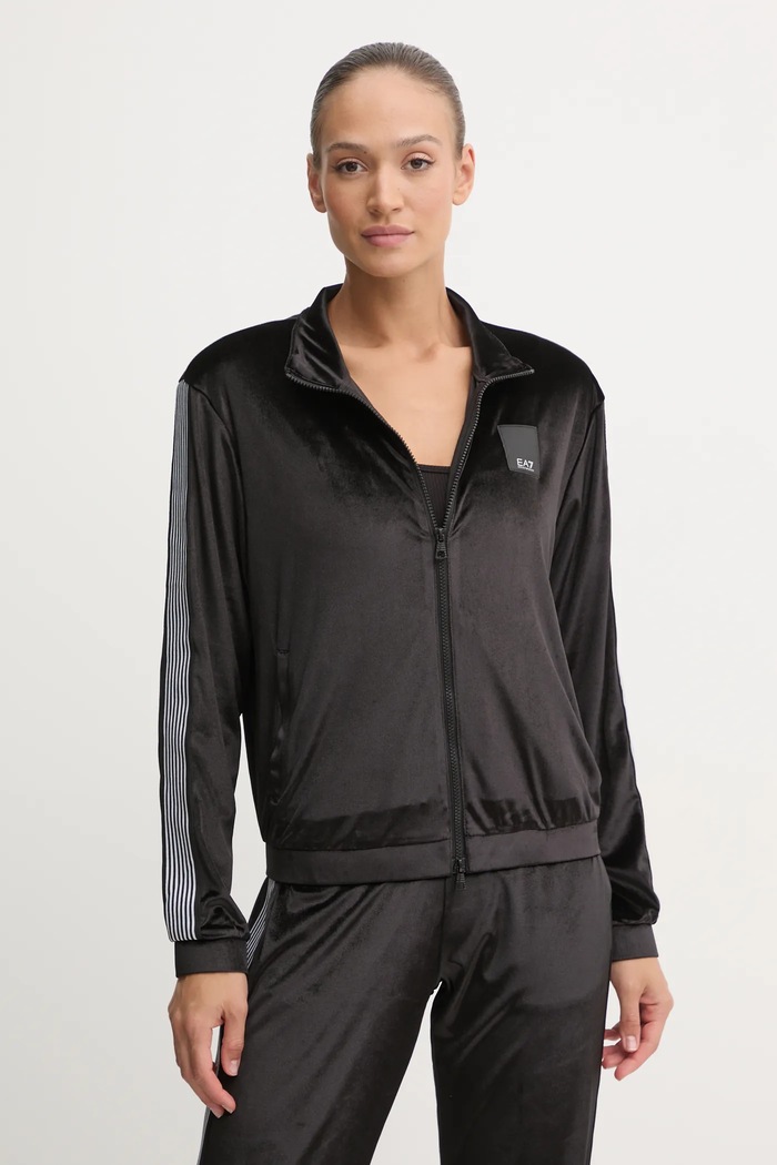 Ruházat EA7 Emporio Armani bársony melegítő TJZDZ.6DTV64.1200 fekete
