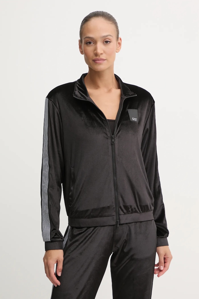 Ruházat EA7 Emporio Armani bársony melegítő TJZDZ.6DTV64.1200 fekete