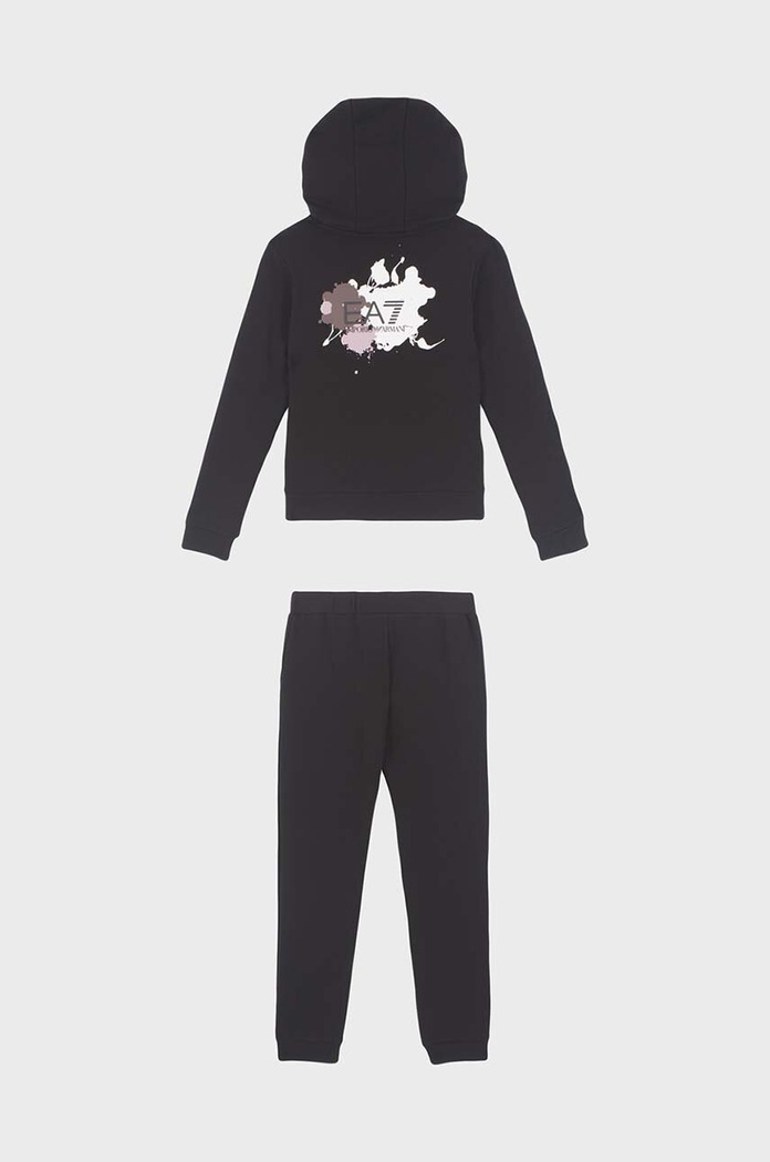 EA7 Emporio Armani Detská tepláková súprava EA7 Emporio Armani 6DFV05.FJZIZ čierna AW24