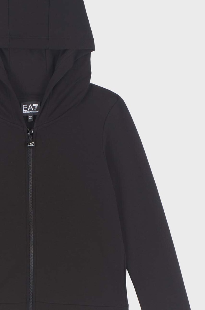 Dievča EA7 Emporio Armani Detská tepláková súprava EA7 Emporio Armani 6DFV05.FJZIZ čierna