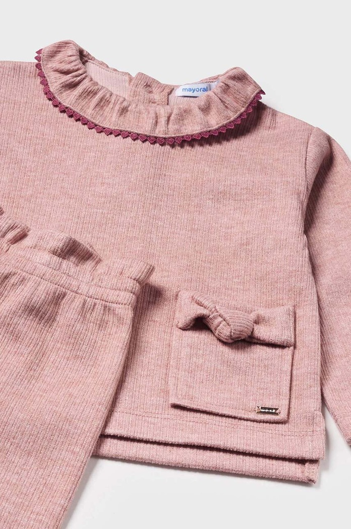 Mayoral compleu bebe 2550.4G.Baby.9BYH roz AW24