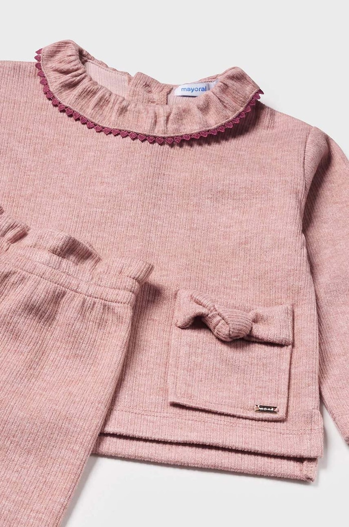 Mayoral compleu bebe 2550.4G.Baby.9BYH roz AW24