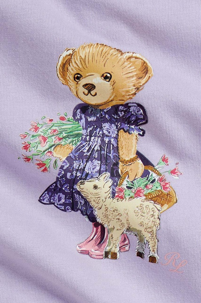 DÍVKA Kojenecká souprava Polo Ralph Lauren 310952350001 fialová