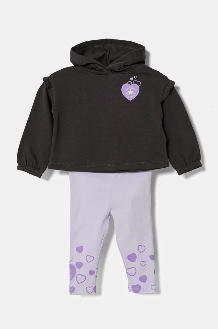 Converse compleu bebe tricotaj violet 1CG214