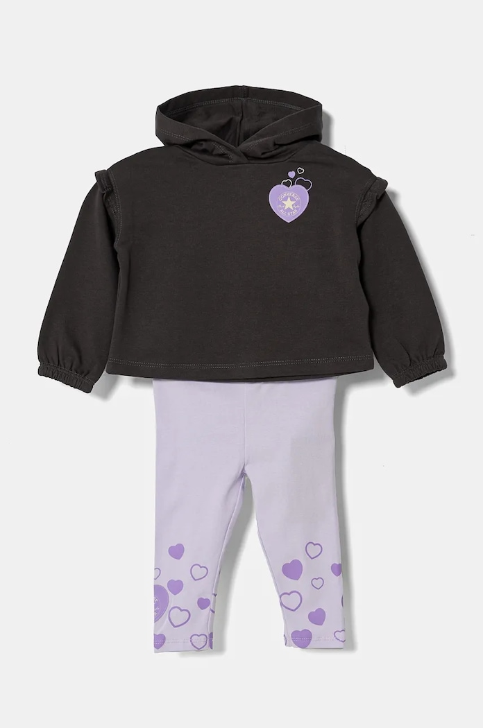 Converse compleu bebe tricotaj violet 1CG214
