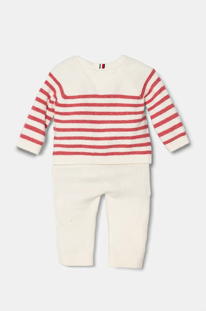 Komplet za bebe Tommy Hilfiger KN0KN01924.G.9BYH bež AW24
