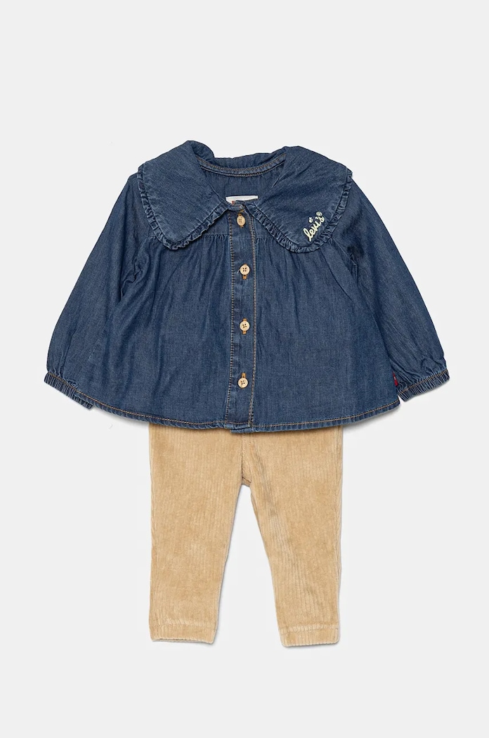 Levi's compleu bebe panza albastru 1EK969