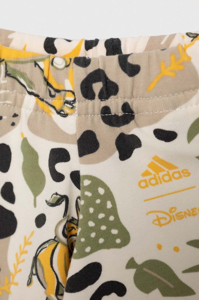 adidas komplet bawełniany niemowlęcy I DY LK T SET biały IV7361