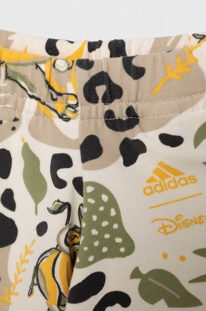 adidas komplet bawełniany niemowlęcy I DY LK T SET biały IV7361