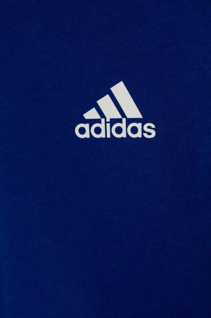 adidas komplet bawełniany dziecięcy I 3S SPORT SET niebieski IV7393