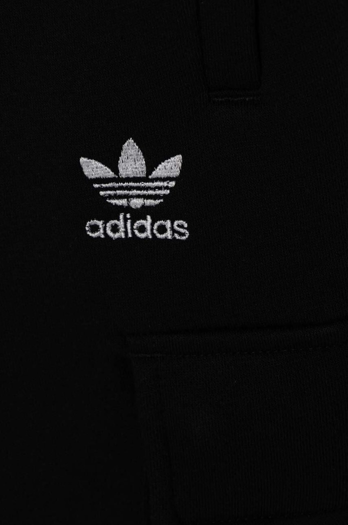 adidas Originals dres dziecięcy HOODIE FZ CARGO czarny IW1019
