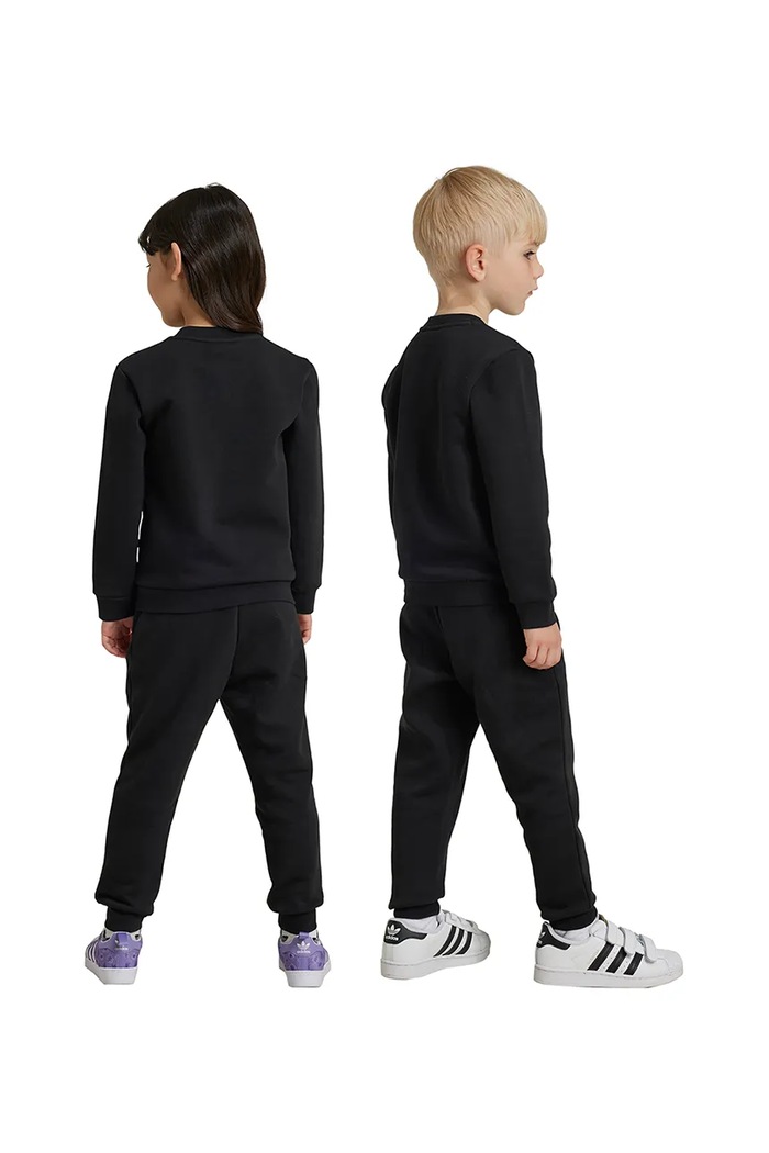 Dječja trenirka adidas Originals CREW SET crna IW1021