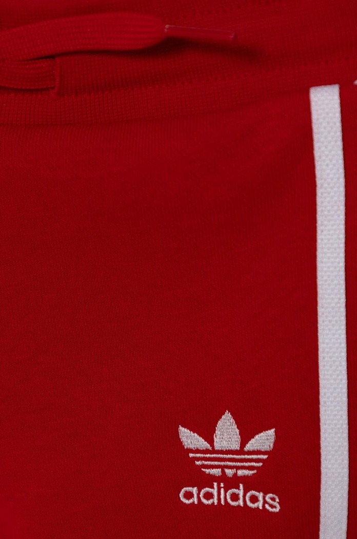 Chłopiec adidas Originals dres niemowlęcy HOODIE SET IX5163 czerwony