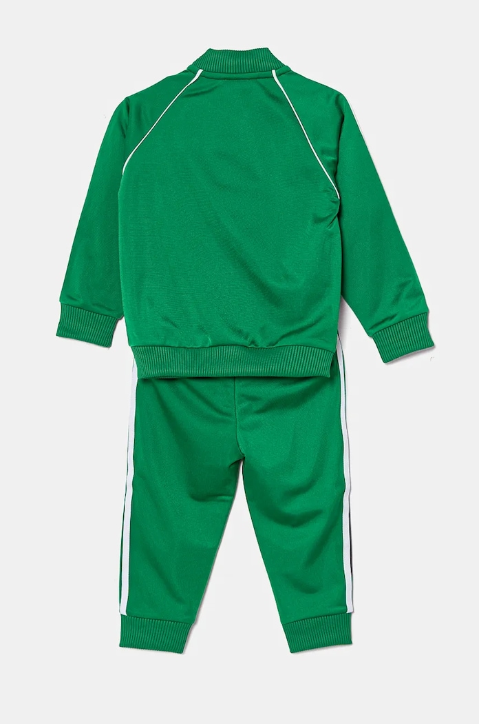 adidas Originals dres dziecięcy SST TRACKSUIT IX5176 zielony SS25