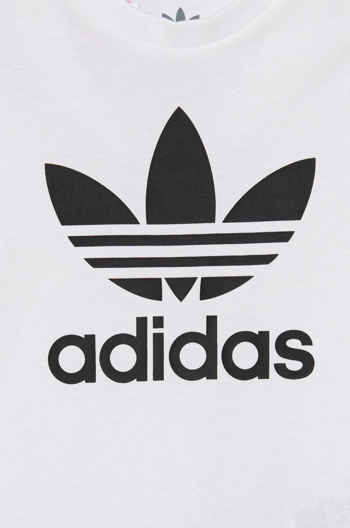 BIMBA adidas Originals completo in cotone neonato/a SHORT TEE SET JE0521 bianco