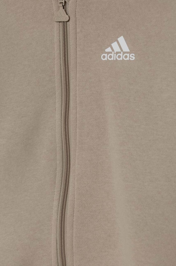 adidas dres dziecięcy I 3S FZ FLOG beżowy IZ4992