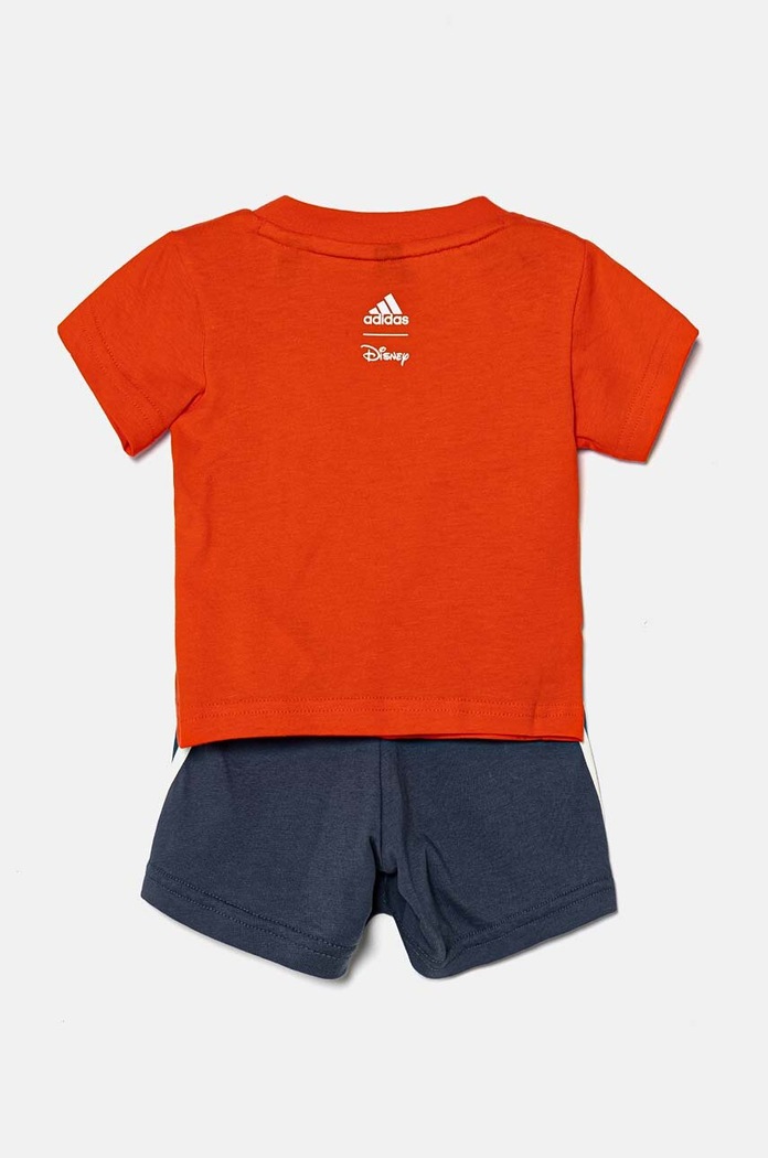 Otroški bombažni komplet adidas x Disney, I DY MM T SET IV9648 rdeča AW24