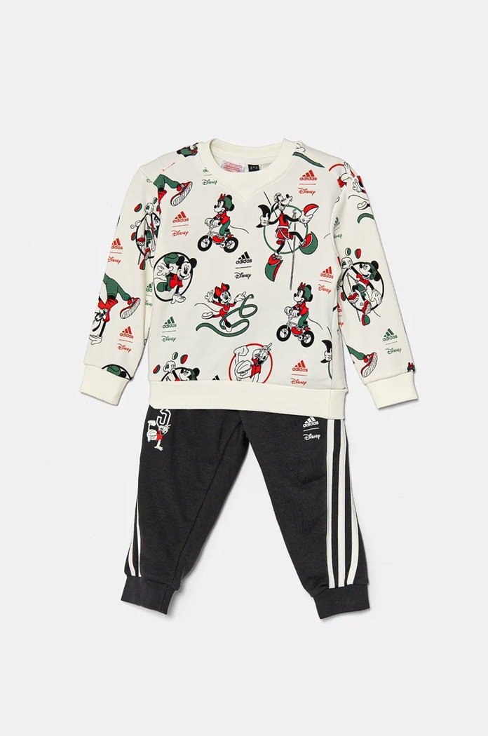 Παιδική φόρμα adidas x Disney πλεκτό ύφασμα μπεζ IW0670