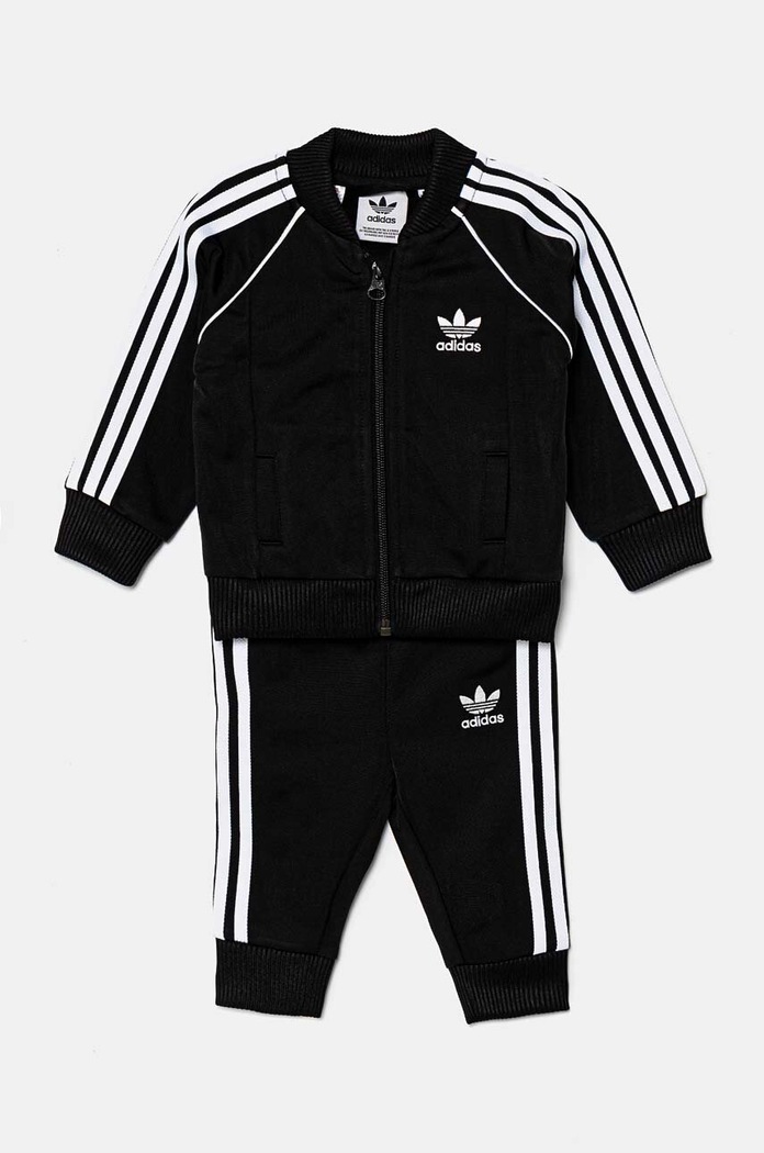 adidas Originals dres niemowlęcy SST TRACKSUIT dzianina czarny IX7622