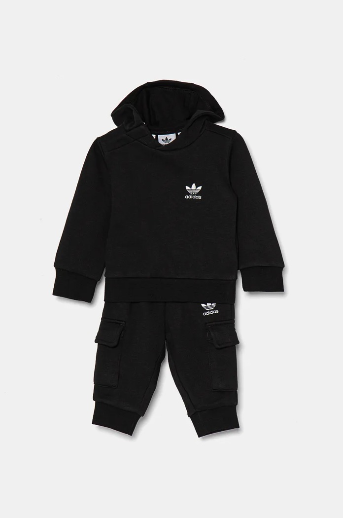 adidas Originals trening copii HOODIE SET tricotaj negru IW1007
