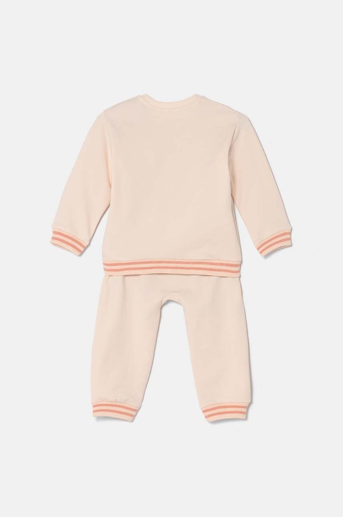 United Colors of Benetton dres niemowlęcy 32KNAK00Q.W.Seasonal pomarańczowy AW24