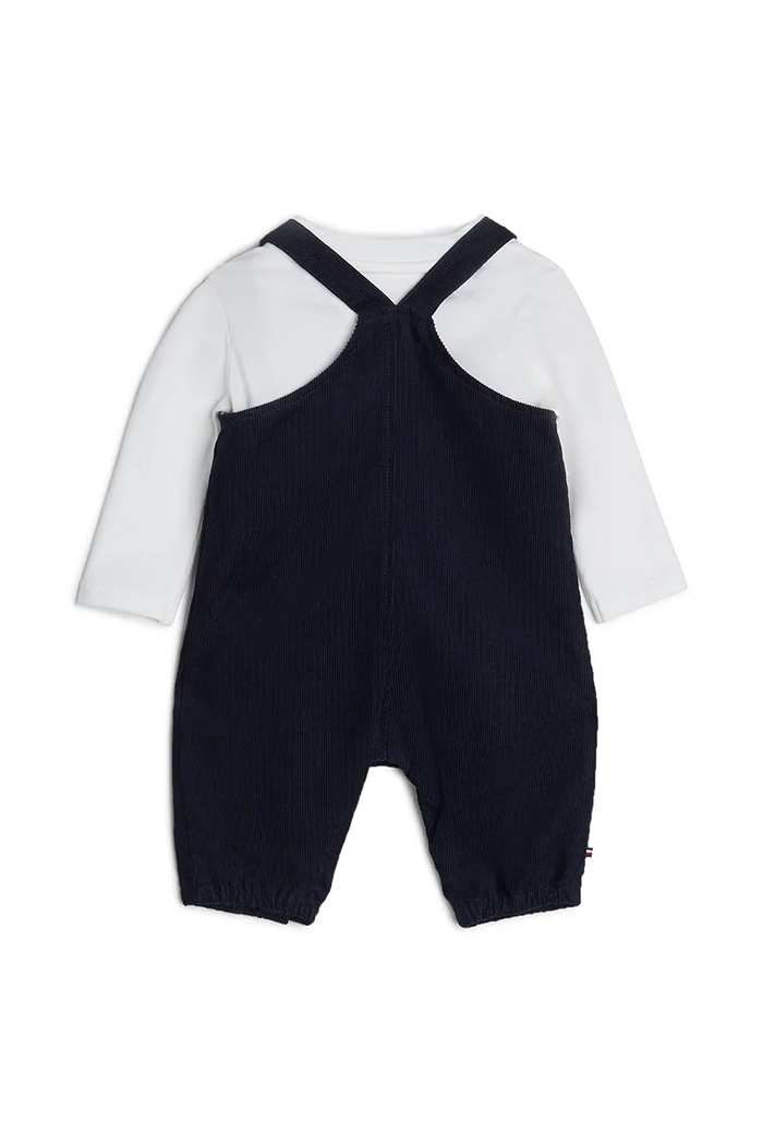 Dětská bavlněná souprava Tommy Hilfiger KN0KN01920.9BYH černá AW24