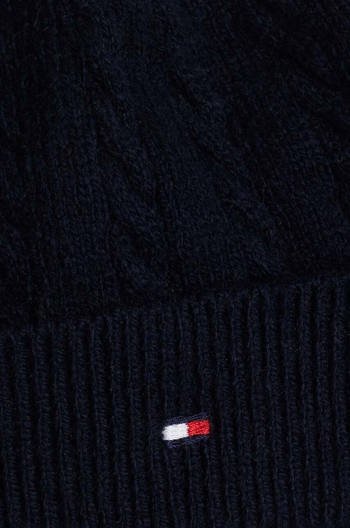 Tommy Hilfiger komplet niemowlęcy z domieszką wełny 3-pack czarny KN0KN01929.9BYH
