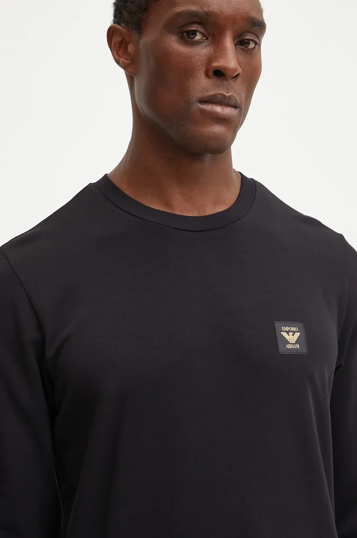 Tepláková souprava Emporio Armani Underwear 111943.4F595 černá