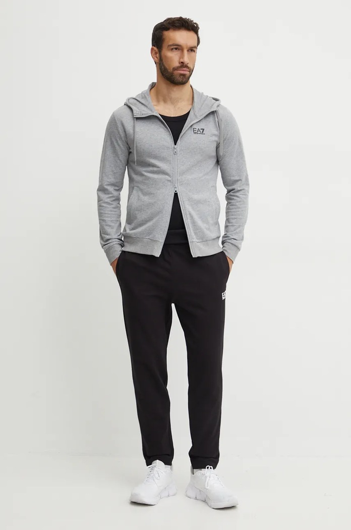 Спортивний костюм EA7 Emporio Armani трикотаж сірий PJVRZ.8NPV62.29BA