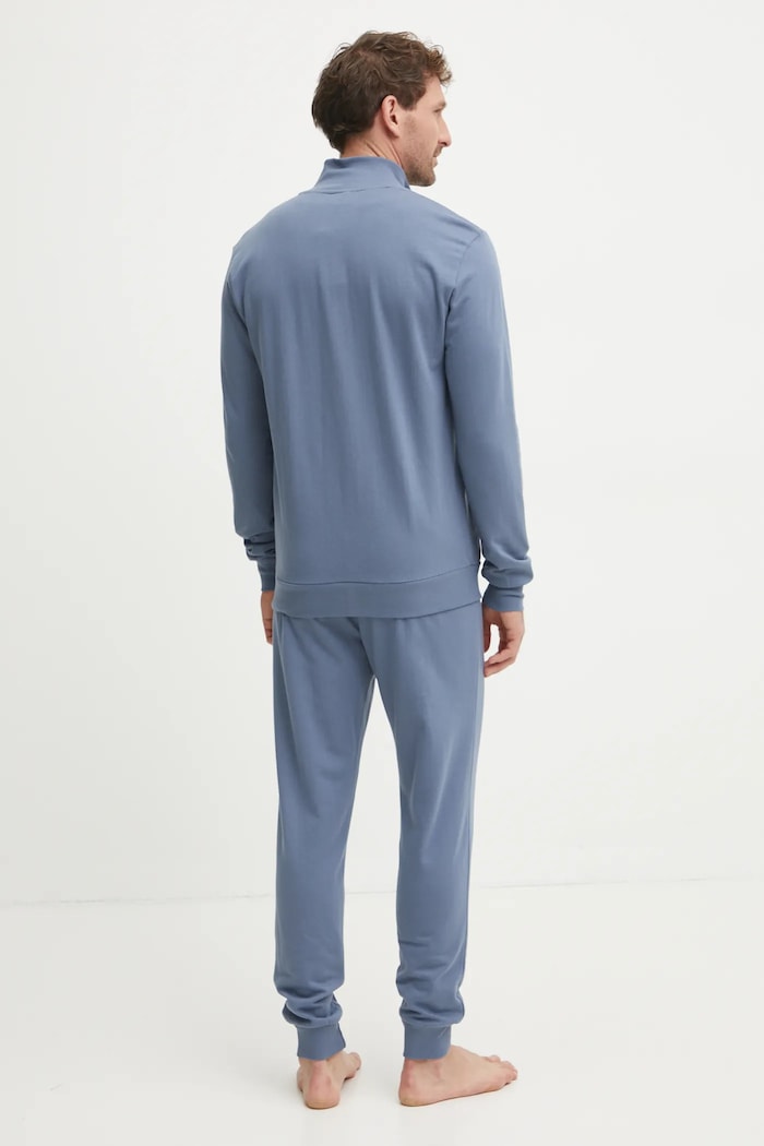 Бавовняний спортивний костюм Fila FPW1196 блакитний AW25