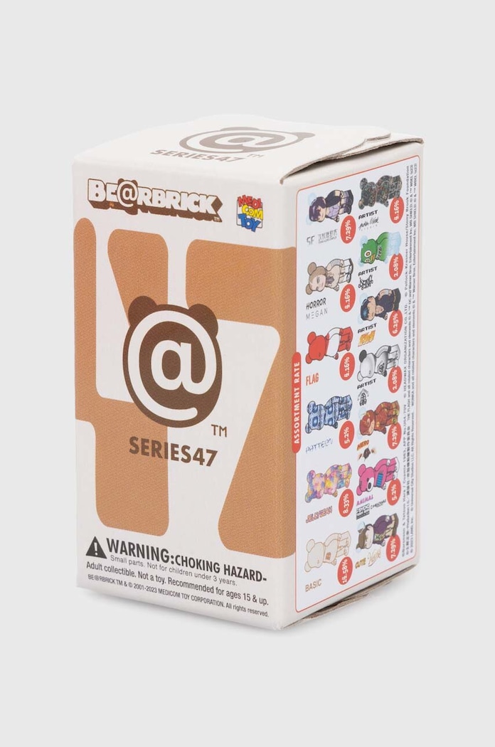Διακοσμητική φιγούρα Medicom Toy Be@rbrick Blindbox Series 47 BLINDBOX.47 πολύχρωμο AW24