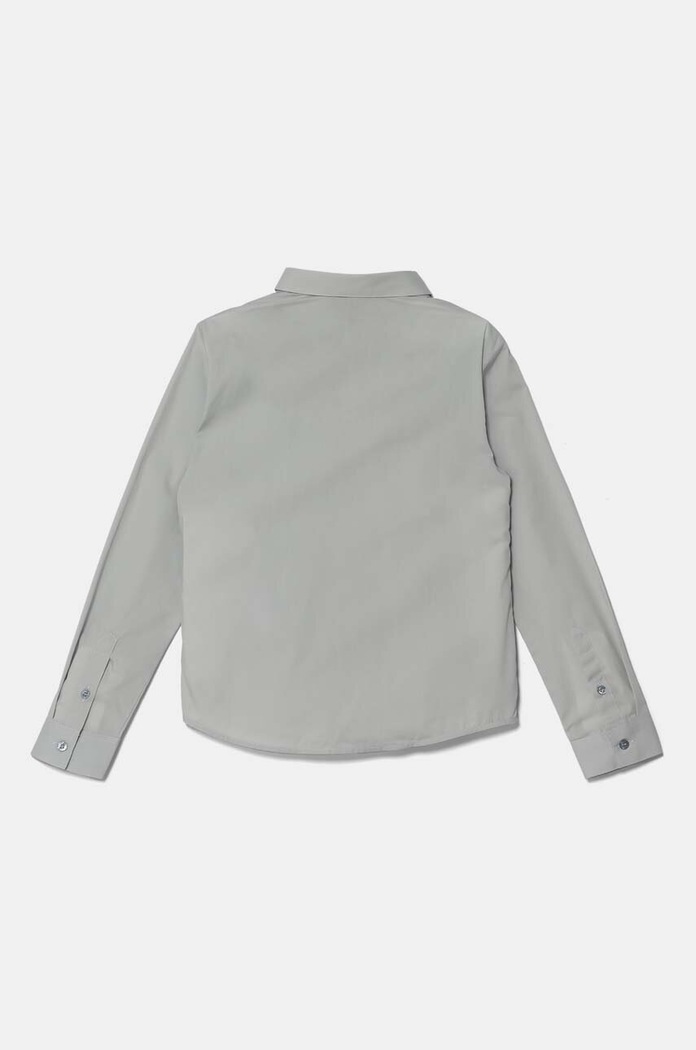 Detská bavlnená košeľa Emporio Armani 6D4CJB.4N8QZ modrá AW24