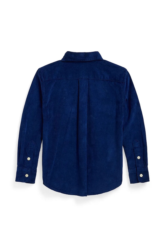 Polo Ralph Lauren koszula bawełniana dziecięca 322878882003 granatowy AW24