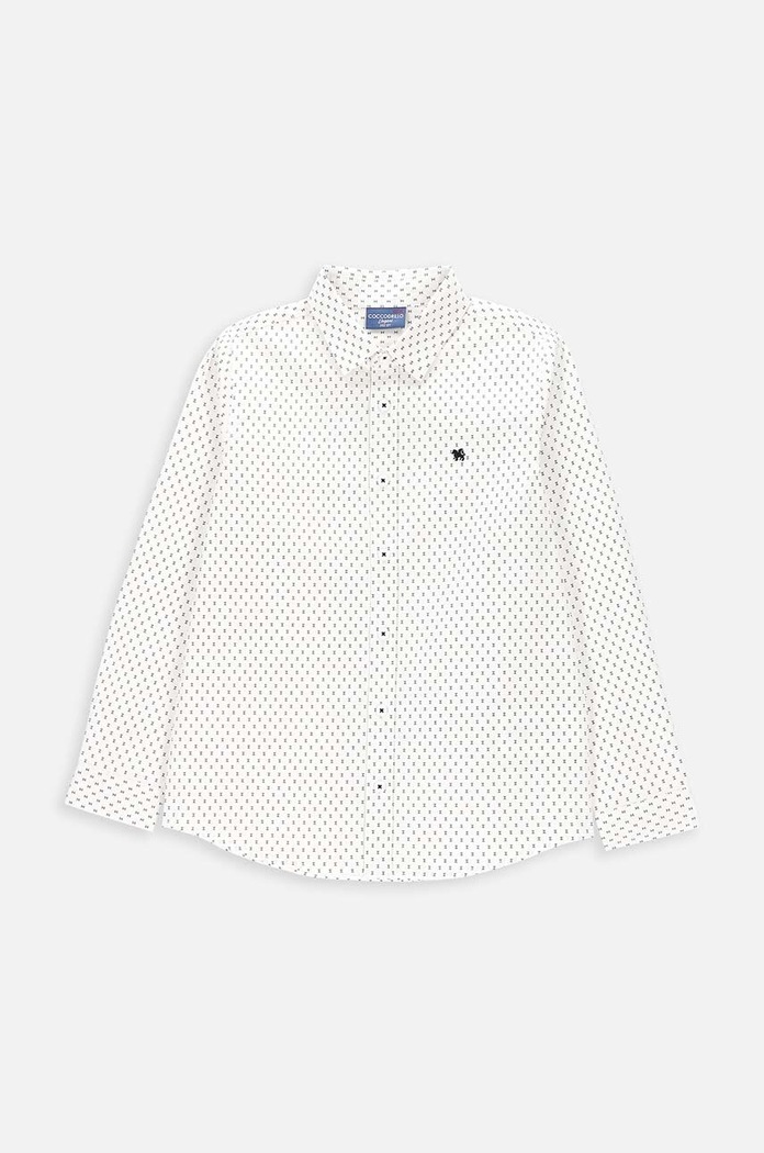 Dětská košile Coccodrillo WC4136102BSB bílá AW24