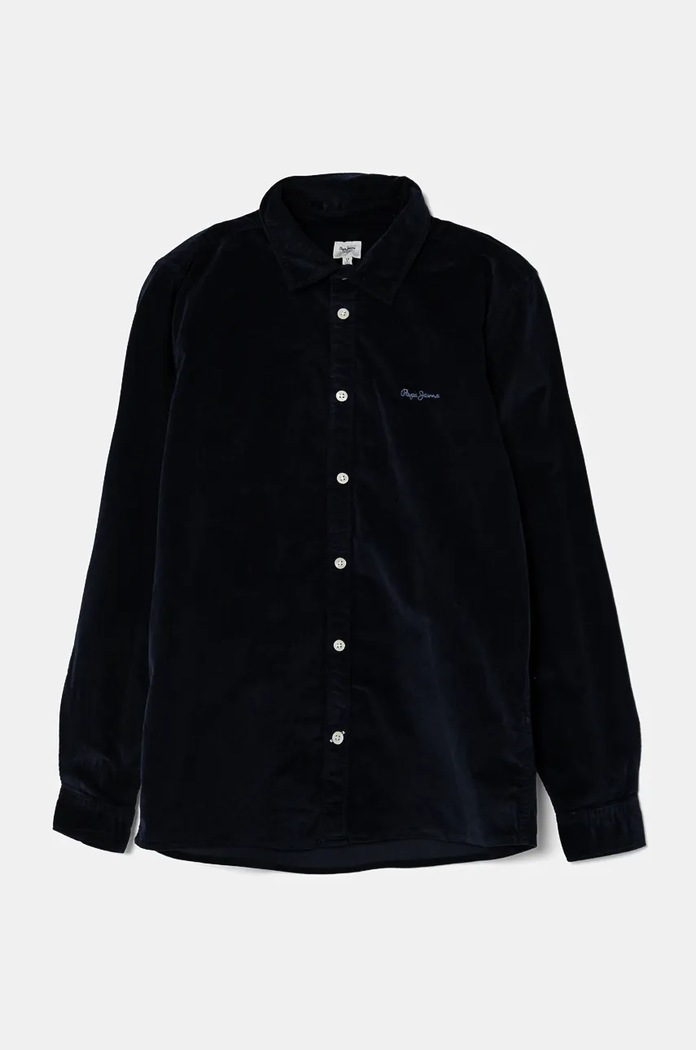 Детска риза Pepe Jeans NICSON дълъг син PB302645