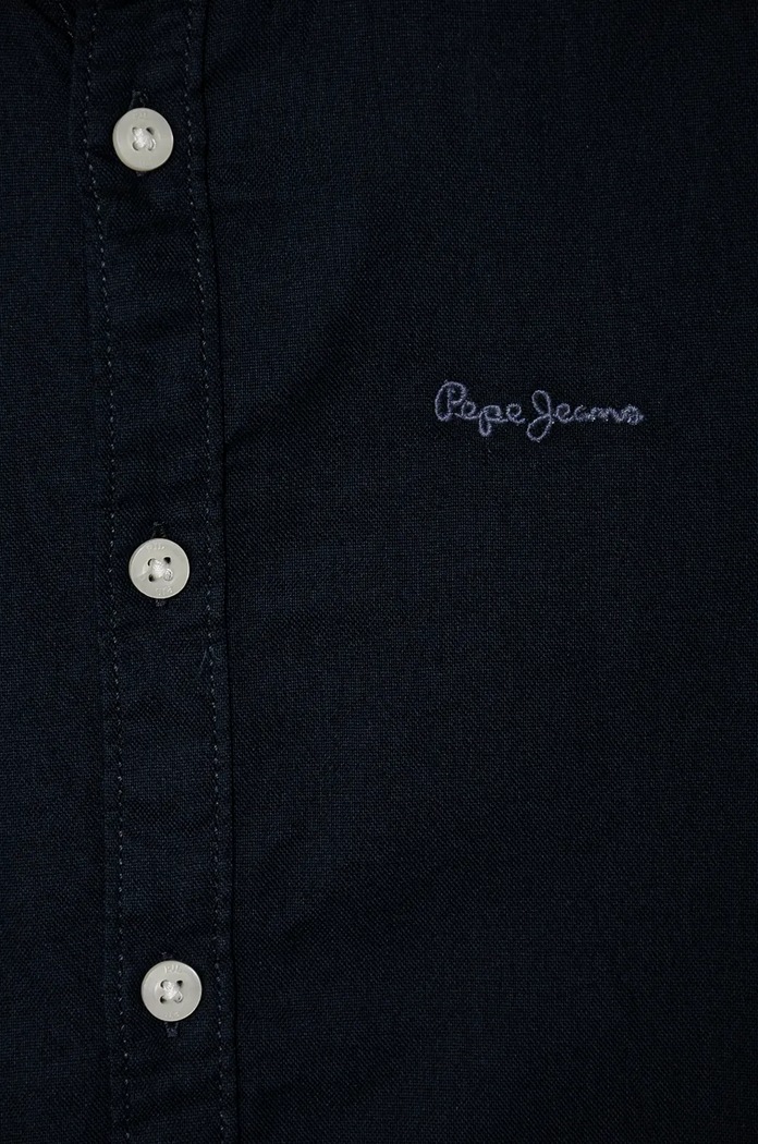 Chłopiec Pepe Jeans koszula bawełniana dziecięca NACE PB302646 granatowy