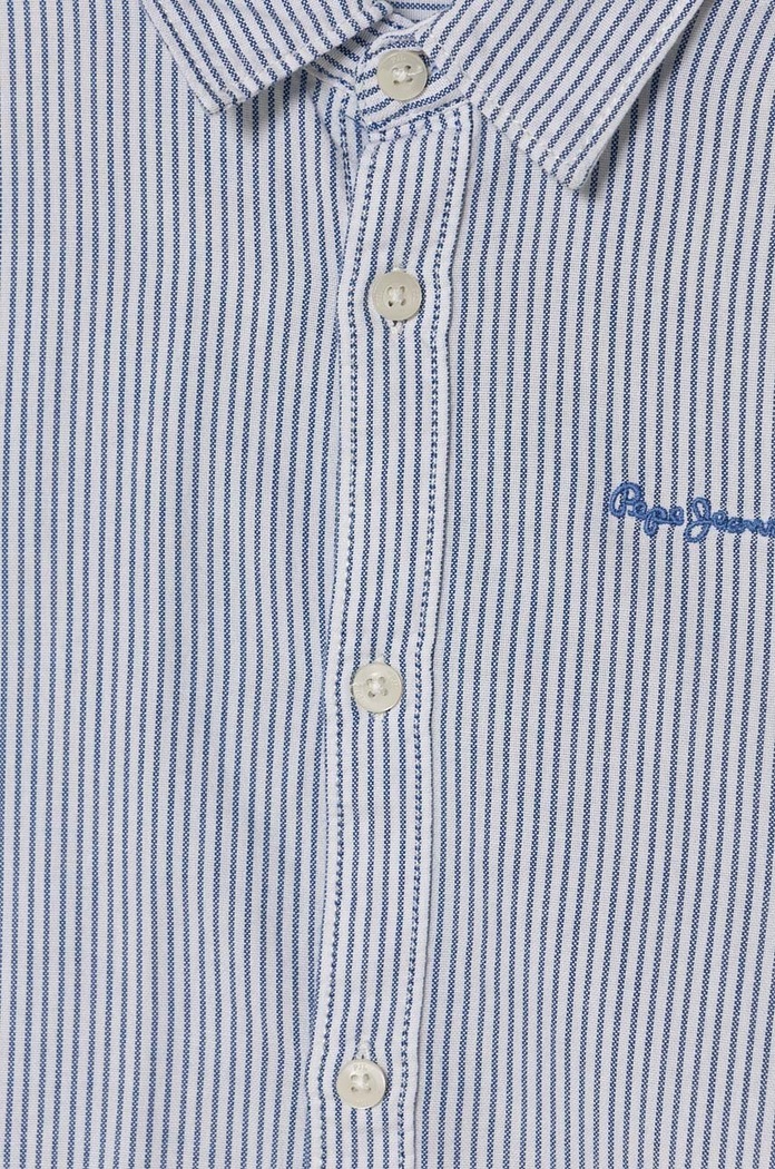 Chłopiec Pepe Jeans koszula bawełniana dziecięca NARON PB302648 niebieski