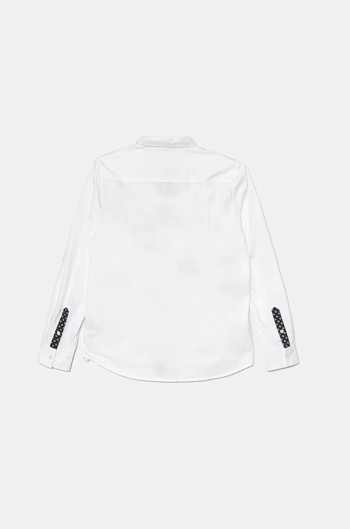 Dětská bavlněná košile Guess L4BH02.W9CL0.9BYH bílá AW25