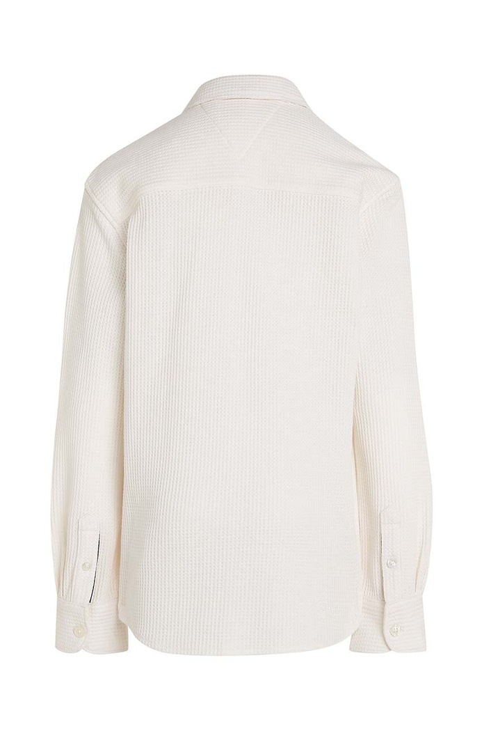 Chłopiec Tommy Hilfiger koszula dziecięca KB0KB09260.9BYH.128.176 biały