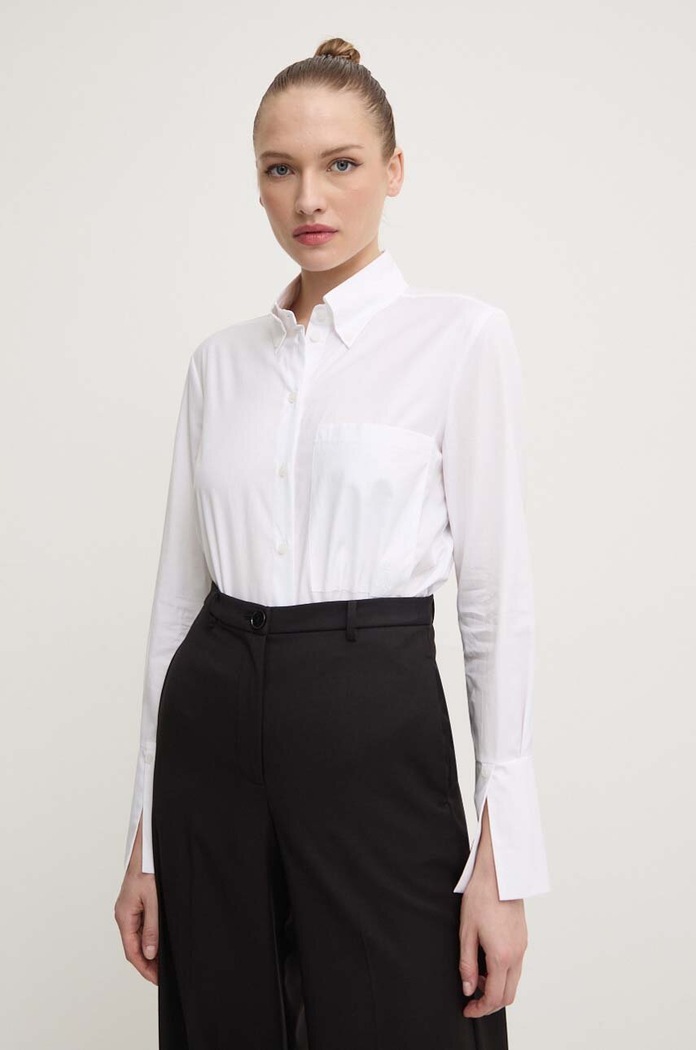 Patrizia Pepe camicia in cotone 8C0722.A4XB bianco