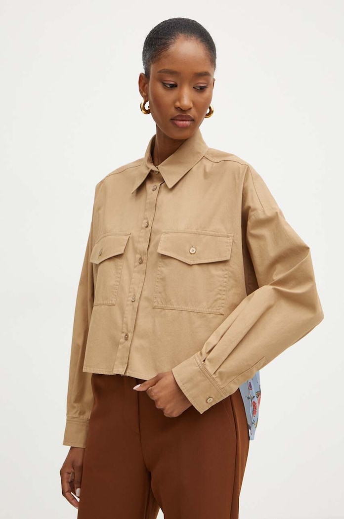 Weekend Max Mara koszula 2425116041600 beżowy AW24