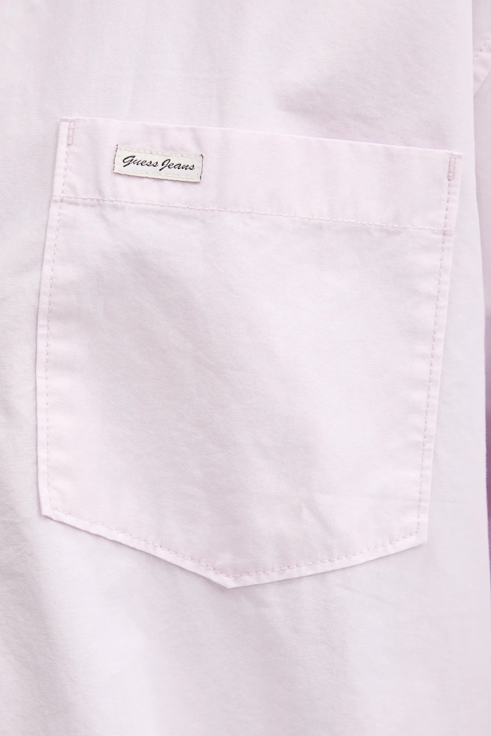 Guess Jeans koszula bawełniana W4YH22.WGCF1 różowy