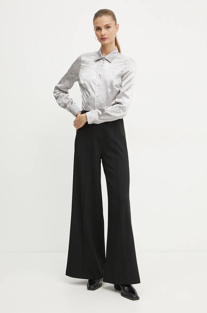 Πουκάμισο Pinko 104425.A285 ασημί AW24