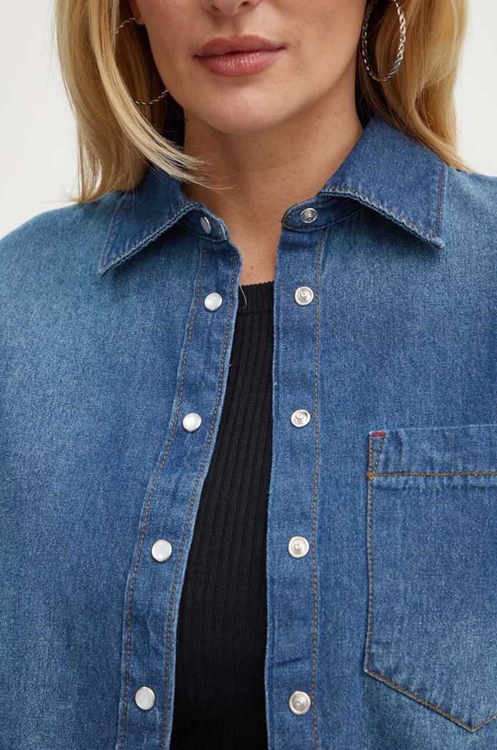 Džínová košile MAX&Co. 2426116021200 modrá