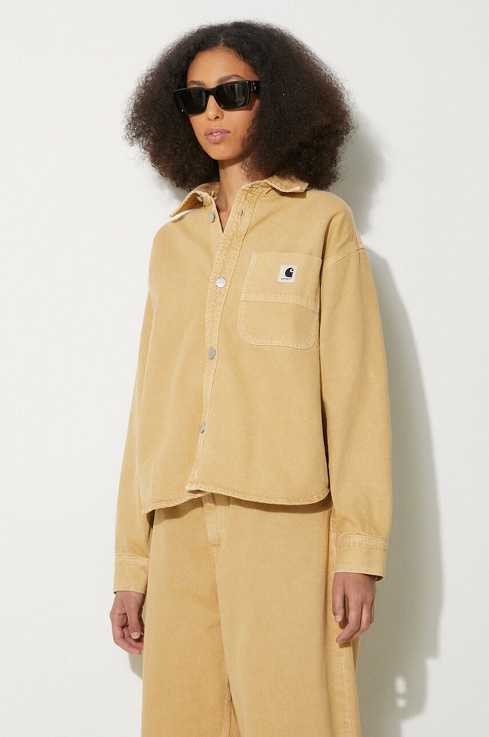 Джинсовая куртка Carhartt WIP Georgia бежевый I033747.1YH4J