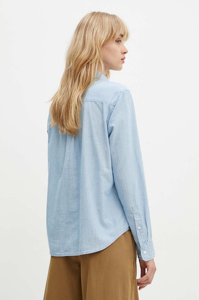 Ρούχα Βαμβακερό πουκάμισο Levi's 34574.0043 μπλε