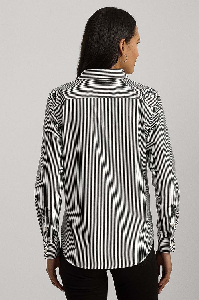 Lauren Ralph Lauren koszula bawełniana 200859048 czarny SS26
