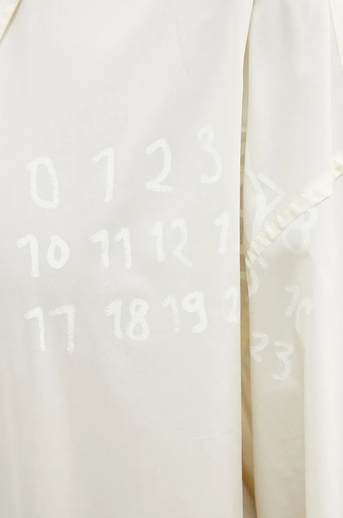 MM6 Maison Margiela koszula bawełniana S62DT0034.S47294 beżowy
