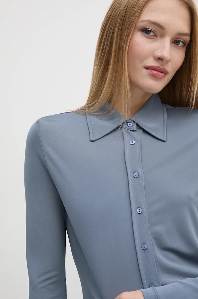 Риза Sisley син 54HXLQ087