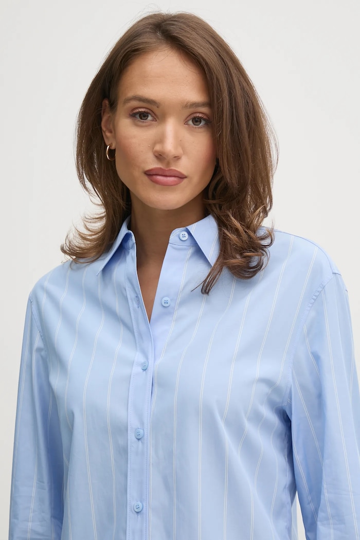Bavlnená košeľa Calvin Klein modrá K20K207670